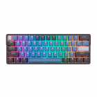 TECLADO ROYAL MECANICO RK61PLUS RGB S/F INDIGO BLU SWITCH BLUE