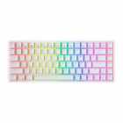 TECLADO ROYAL MECANICO RK84 RGB S/F WHITE SW BROWN SWITCH BROWN