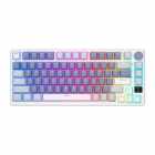 TECLADO ROYAL MECANICO RK-M75 RGB S/F OCEAN BLUE SWITCH BLUE USA