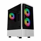 GABINETE GAMDIAS TALOS E3 CG ARGB MID-TOWER WHITE 3 FAN