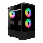 GABINETE GAMDIAS TALOS E3 CG ARGB MID-TOWER BLACK 3 FAN