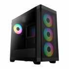 GABINETE GAMDIAS ATHENA M3 ARGB MID-TOWER BLACK 4 FAN