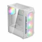 GABINETE GAMDIAS AURA GC1 MID-TOWER ARGB WHITE 4 FAN