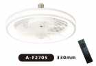 VENTILADOR DE TETO SATE C/LUMINARIA A-F2705 E27 30W 90-265V