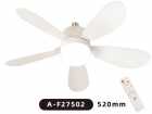 VENTILADOR DE TETO SATE C/LUMINARIA A-F27502 E27 30W 85-265V