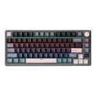 TECLADO ROYAL MECANICO RK-M75 RGB S/F PHANTOM SWITCH BROWN ESPANHOL