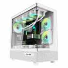 GABINETE DARKFLASH DPX90 MID-TOWER WHITE ARGB 3FAN