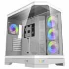 GABINETE DARKFLASH DQX90 ATX ARGB WHITE 4FAN