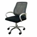 CADEIRA DE ESCRITORIO LEVEL LVS-170 VIENA 3324 WHITE/BLACK