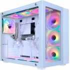 GABINETE SATE K903 GAMER 4FAN EATX WHITE