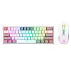 TEC/MOUSE REDRAGON S143W WIRED RGB WHITE SP SW-RED