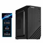 PC Montado, Intel Core i3 2100 3.10GHz, RAM 8GB DDR3 1600MHz, SSD 256GB 2.5