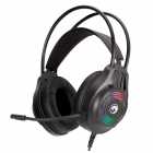 FONE MARVO C/MIC. H8326 AKARI 30 RGB USB PRETO