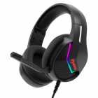 FONE MARVO C/MIC. H8618 TACTIC 40 RGB USB PINK
