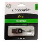 PEN DRIVE 64GB ECOPOWER LOVE METAL BLACK