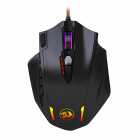 MOUSE REDRAGON M908 IMPACT 12400DPI RGB USB PRETO