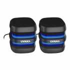 CAIXA DE SOM SATE AS-92008 RGB/BT/USB PRETO
