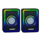 CAIXA DE SOM SATE AS-92005 RGB/BT/USB PRETO