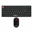 Teclado e Mouse sem fio Satellite AK-6011G Mini, Portugues, Preto