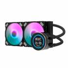 COOLER WATER AIGO DARKFLASH DN240D NEBULA BLACK