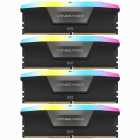 Memria Corsair Vengeance RGB, DDR5 96GB (4x24GB), 6000MHz, c/Dissipador, CMH96GX5M4B6000C30, Preto
