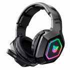 FONE BT C/MIC ONIKUMA B100 WIRELESS RGB 2.4G BLACK USB/P2