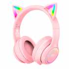 FONE BT ONIKUMA G90 USB-C P2 PINK RGB 40MM