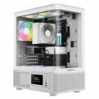 GABINETE GAMDIAS ATLAS E2 CG MID WHITE 3FAN ARGB
