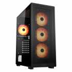 GABINETE COUGAR MX220 BLACK 4FAN RGB