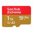CARTAO MICROSD 1TB SANDISK EXTREME 190-130MB/S U3 4KSDSQXAV-1T00 GN6MA