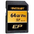 CARTAO MICROSD 64GB PATRIOT V90 SDXC PEF64GEP92SDX