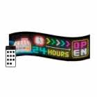 PAINEL LED SATE A-MP33 30X96 3072 LED 48X20CM