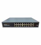 F. SWITCH 16POE 250W 10/100/1000MBPS POE+2RJ45 F1620GBL-A