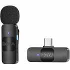 MICROFONE BOYA BY-V10 USB-C 1TX+1RX BLACK