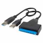 ADAPTADOR USB P/ SATA3 (DADOS/FORCA) 2XUSB 2.0