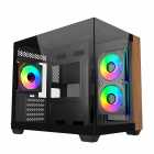 GABINETE COOLER MASTER ELITE 481 WOOD BLACK E481-KHNN-S00