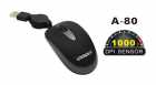 MOUSE SATE A-80 USB PRETO RETRATIL