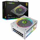 FONTE 850W GAMEMAX RGB-850 766029 GOLD F-MOD WHITE