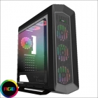 GABINETE GAMEMAX G516 ASGARD BLACK FRGB