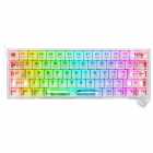 TECLADO REDRAGON FIZZ K617CT-RGB EUA WHITE