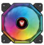 Cooler Fan de Gabinete Sate RGB-80, 12 x 12, ARGB 5v, 120mm, Preto