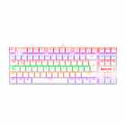 TECLADO REDRAGON K552W-RGB KUMARA MECA WHT ESP BLU