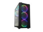 GABINETE SATE K880 GAMER 6FAN PRETO RGB EATX