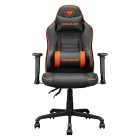 Cadeira Gamer Cougar Fusion S, Couro PU, Ajuste 2D, Classe 4, Black/Orange